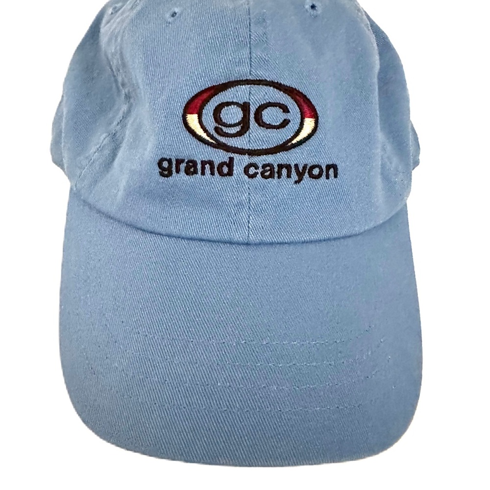 Fred Harvey Grand Canyon Light Denim Blue Embroidered Cap. Adjustable.